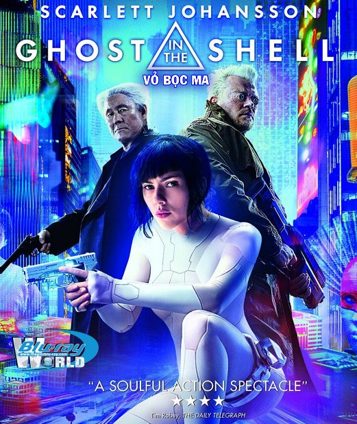 B3078.Ghost in the Shell 2017  - Vỏ Bọc Ma 2D25G (TRUE - HD 7.1 DOLBY ATMOS)